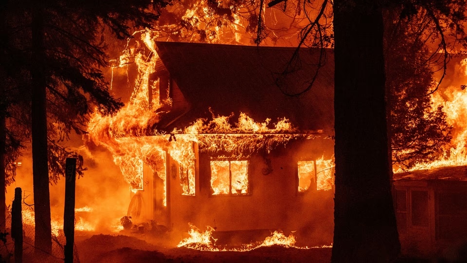House fire emergency
